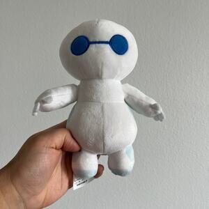 Disney Store Big Hero 6 Blue Eyes Mini-Max The Series Bean Bag 8" Plush